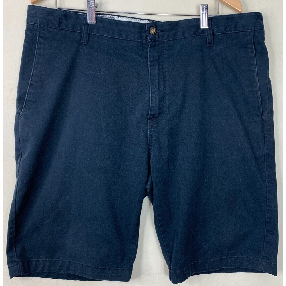 Volcom Shorts Mens Chino Blue Cotton Blend Size‎ 38